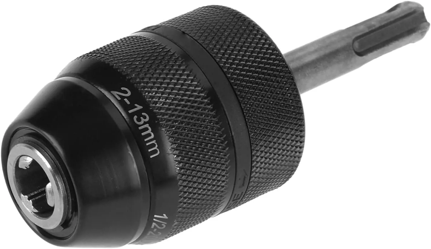 Bild von Schnellspannbohrfutter mit SDS Adapter aus Chrom-Vanadium Stahl, Durchmesser 2-13 mm