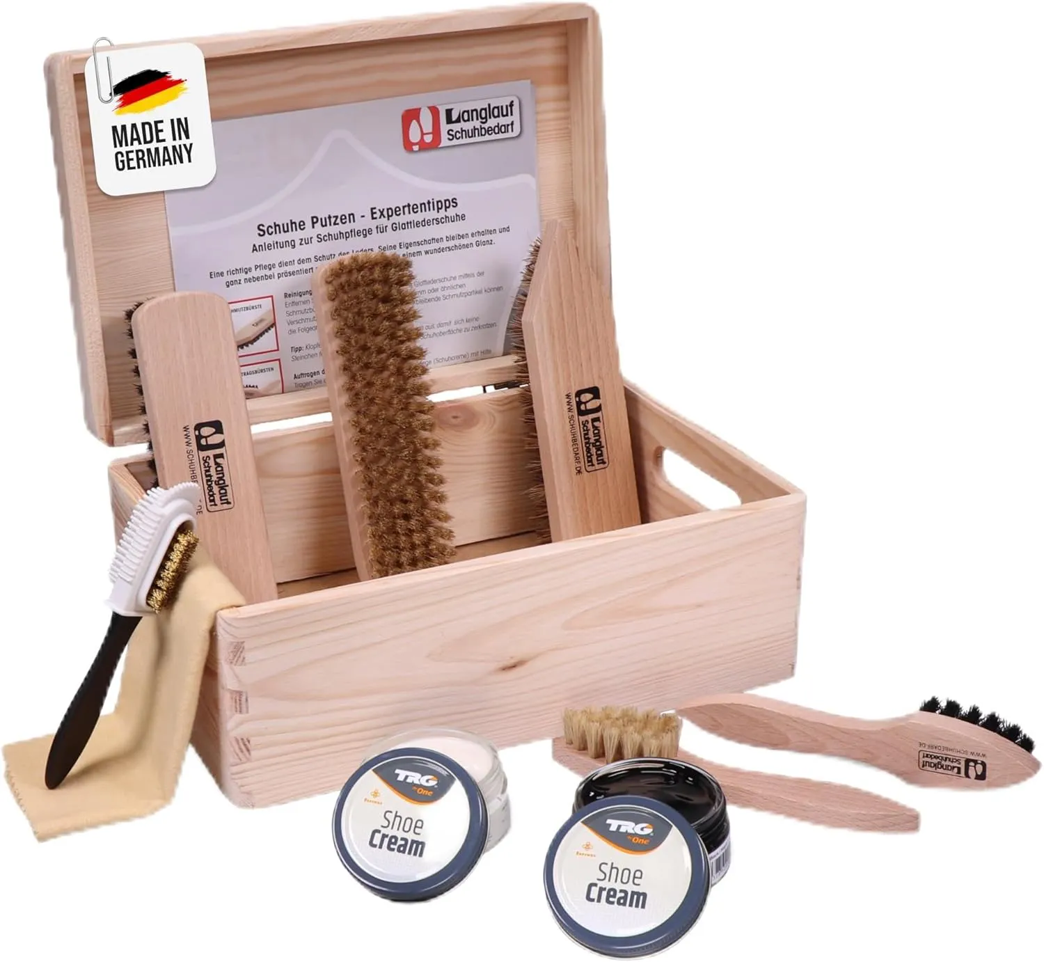 Bild von Schuhputzset Verona mit 9 Teilen in praktischer Box