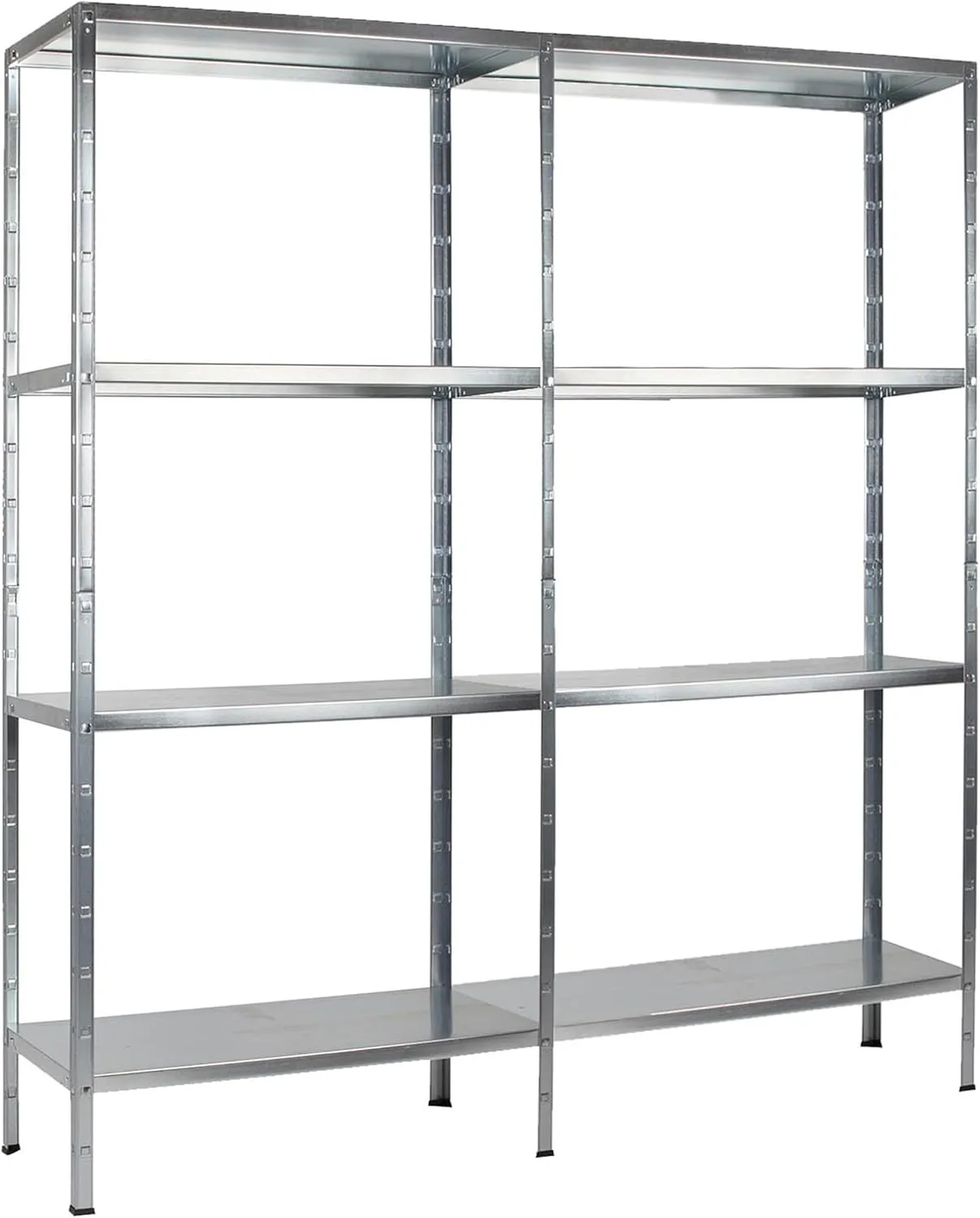 Bild von SCHULTE Regalwelt Metallregal mit den Maßen 180 x 160 x 40 cm und einer Belastbarkeit von 520 kg, ideal für Keller und Lager, Made in Germany