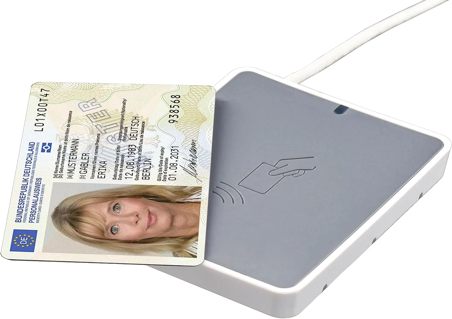 Bild von SCM3700 F uTrust 3700 F USB RFID Desktop Reader für kontaktlose Smart Cards mit 13.56 MHz