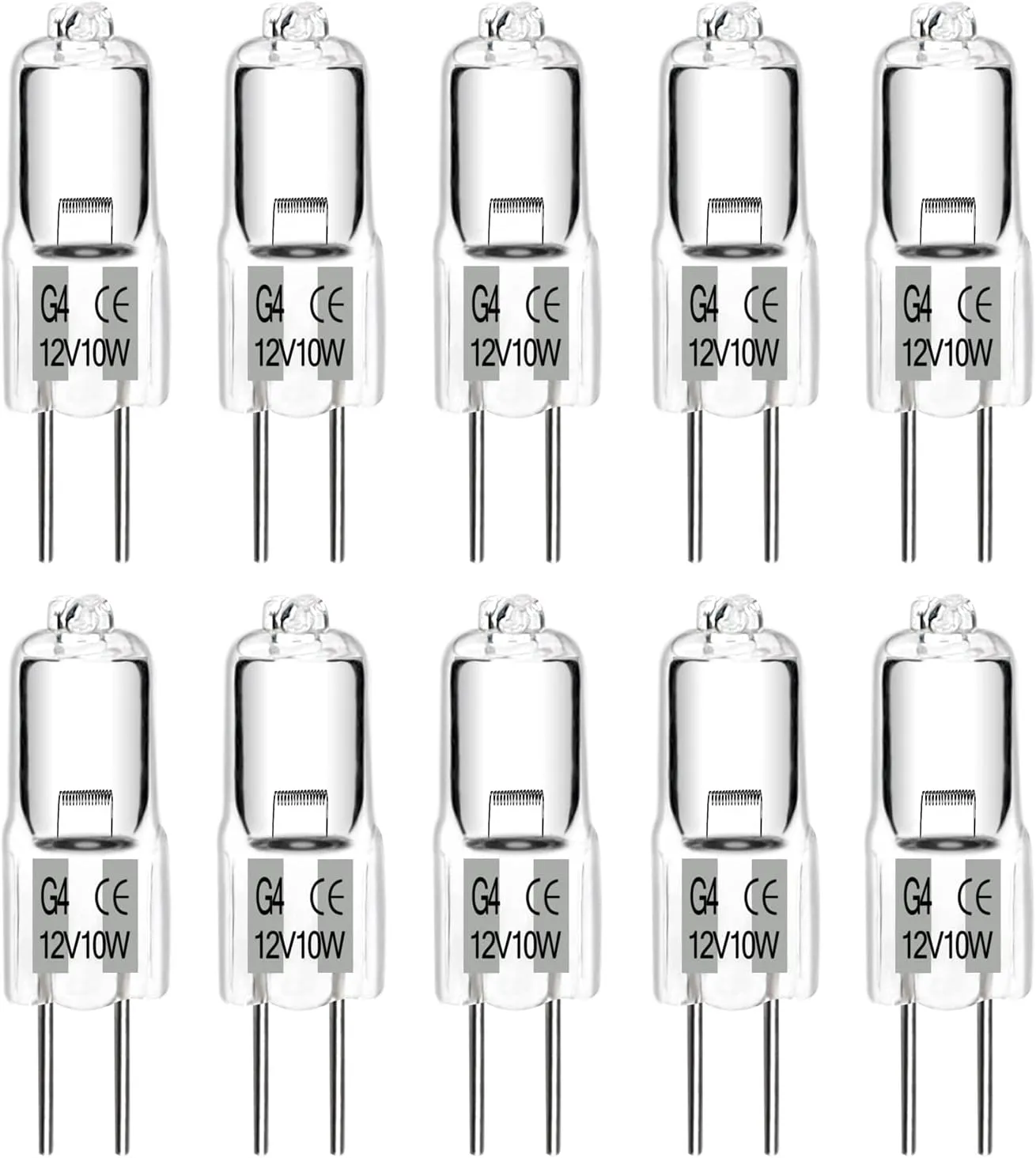 Bild von SCNNC G4 Halogen Leuchtmittel 10W 12V dimmbar warmweiß 2700K im 10er Set