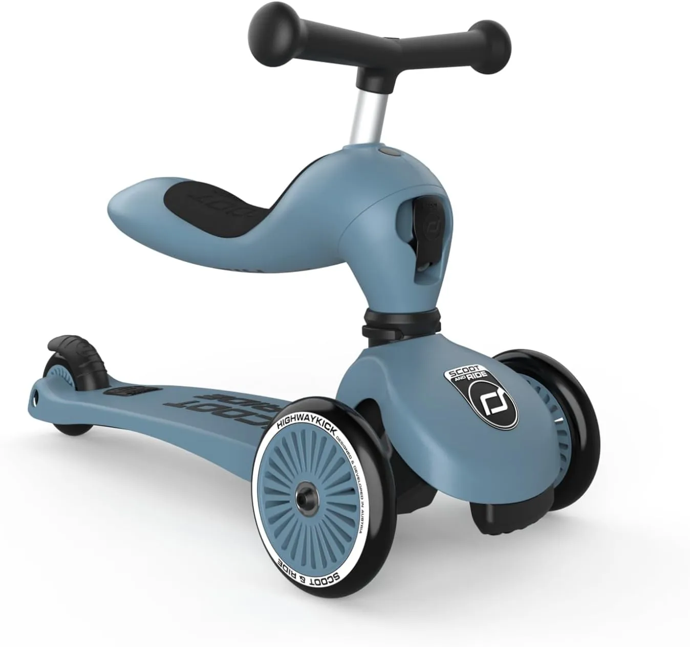 Bild von Scoot & Ride Highwaykick 1 Kickboard mit Sitz für Babys