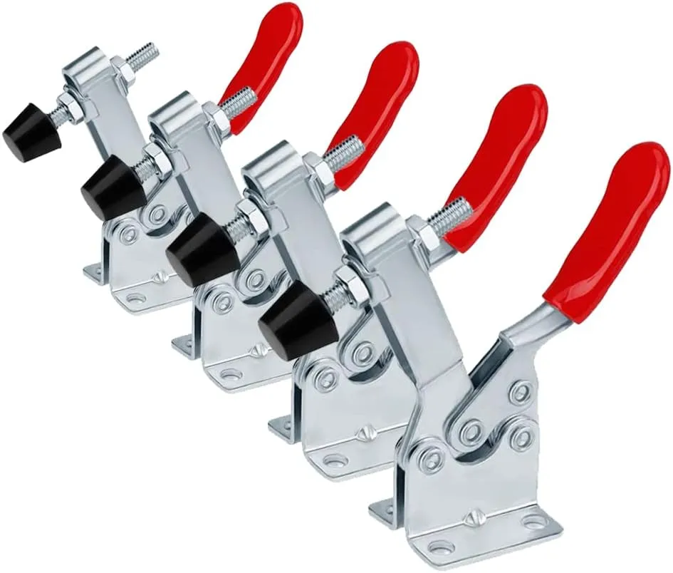 Bild von Scooter Corner Kniehebelspanner GH-201-B im 4er Set mit 90 kg Tragkraft für handgefertigte Produkte und Schleifwerkzeuge