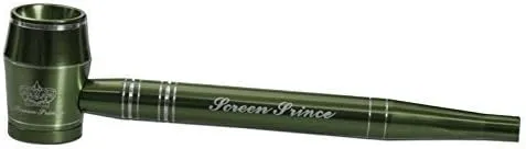 Bild von Screen Prince Aluminium Pfeife 120 mm zerlegbar in Grün