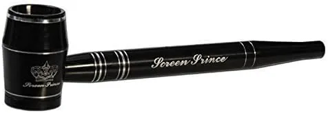 Bild von Screen Prince Aluminium Pfeife 120mm zerlegbar schwarz