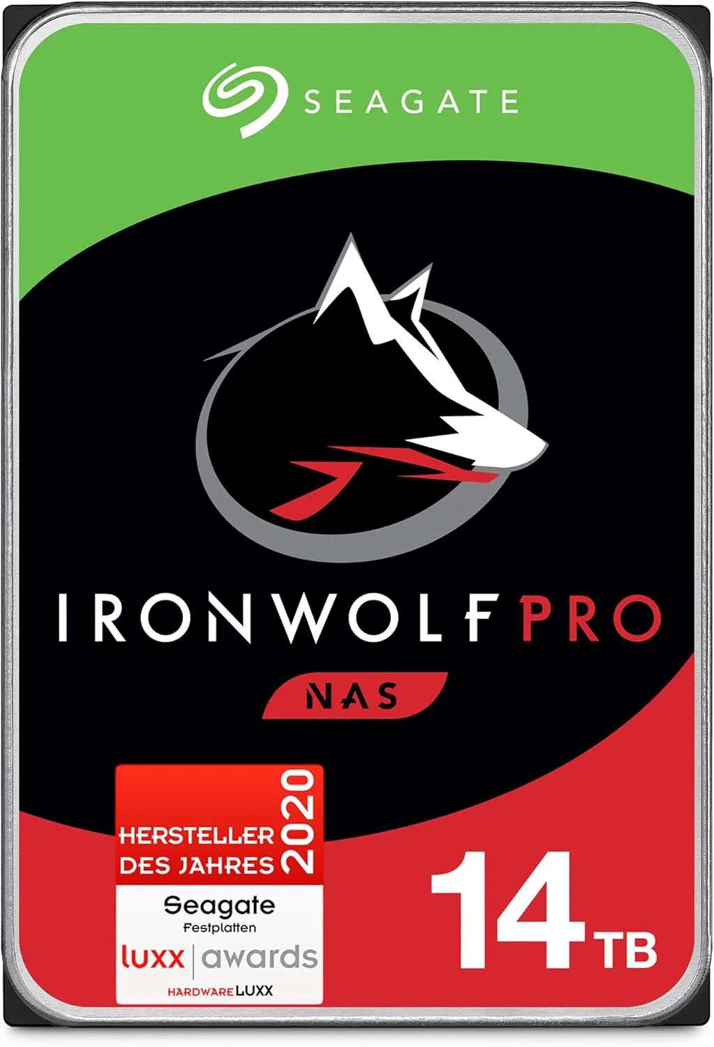 Bild von Seagate IronWolf Pro 14 TB HDD für NAS mit 7200 U/min und 256 MB Cache