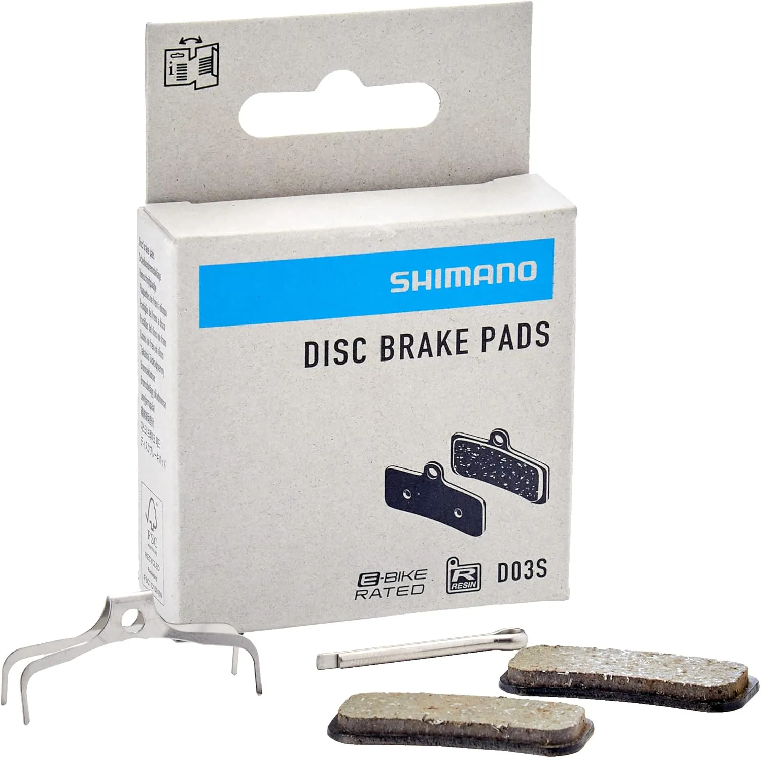 Bild von SHIMANO D03S Bremsbeläge Y1XM98010 in Grau
