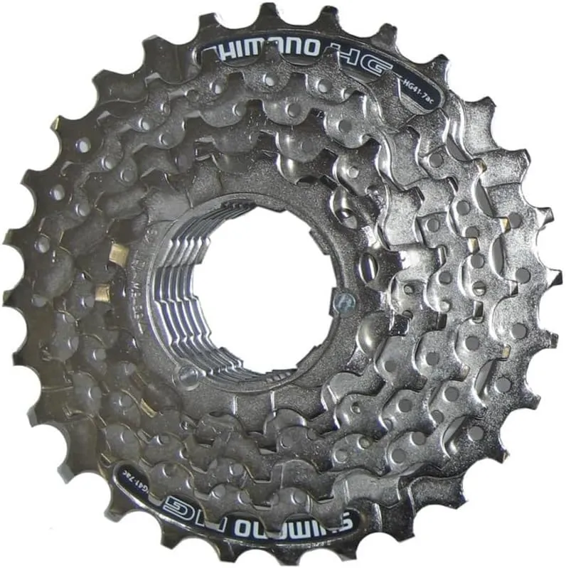 Bild von Shimano HG-41 Kassette mit 7 Gängen und einem Übersetzungsverhältnis von 11-28