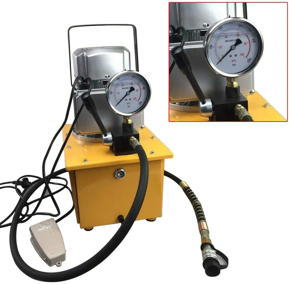Bild von SHIOUCY Elektrohydraulikpumpe mit manuellem Hydraulikaggregat 7 Liter und 700 Bar