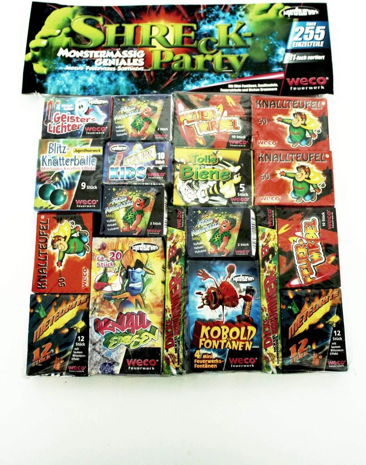 Bild von Shrek Party Kinderfeuerwerk mit 250 Teilen