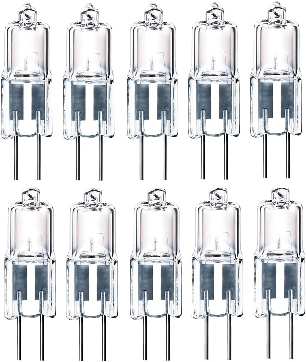 Bild von ShuoHui 10er Set JC Halogenlampen G4 12V 35W mit Stiftsockel