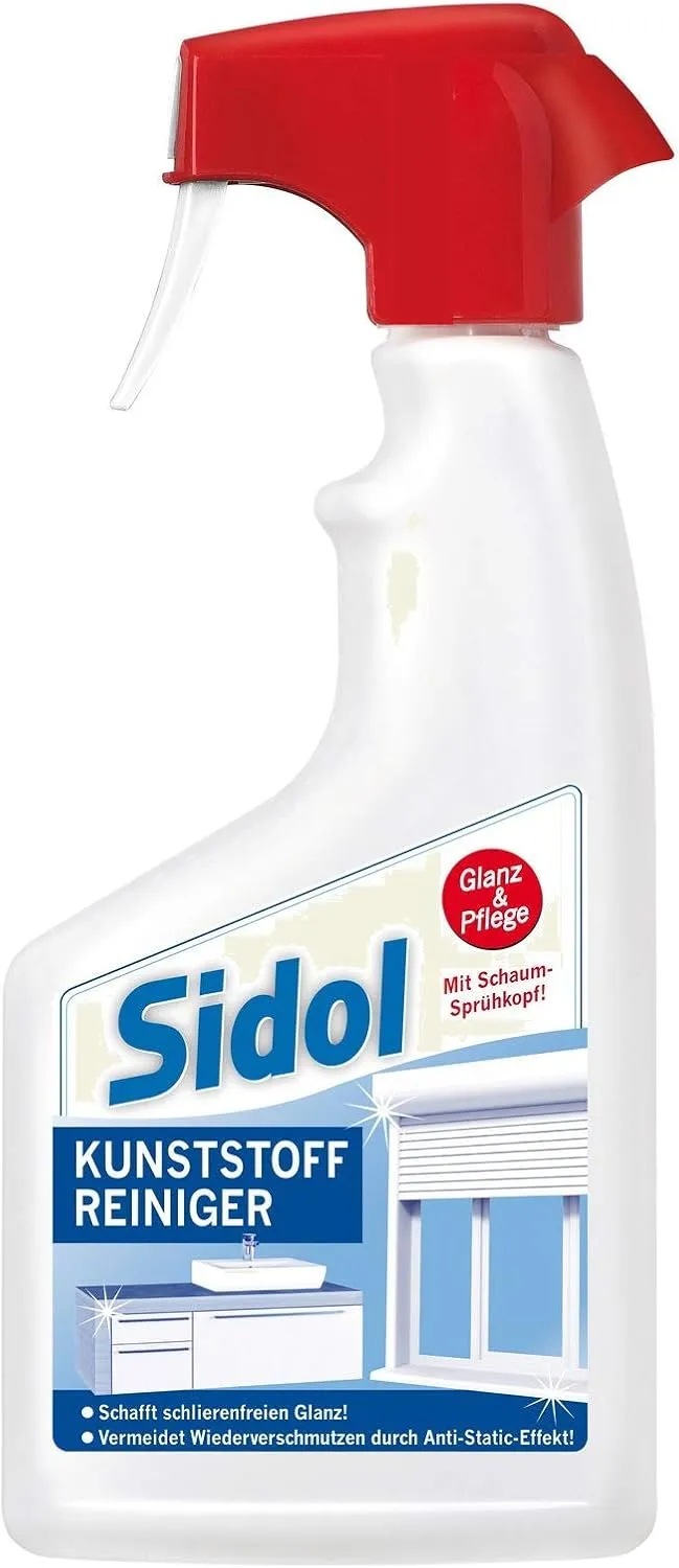 Bild von Sidol Kunststoff Spray 500 ml mit neuer Formel für effektive Reinigung und Pflege von Kunststoffoberflächen