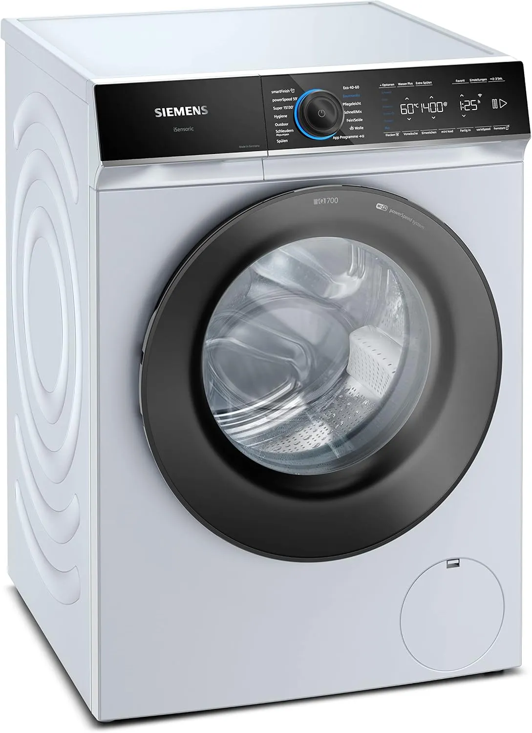 Bild von Siemens WG44B20Z0 iQ700 Waschmaschine mit 9 kg Fassungsvermögen und 1400 U/min in Weiß