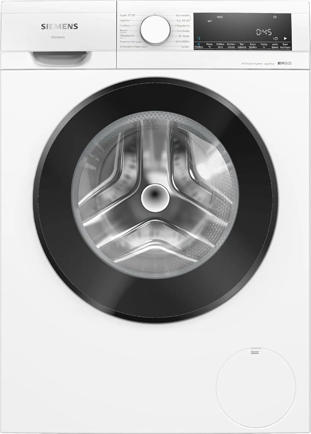 Bild von Siemens WG54G106EM iQ500 Waschmaschine mit 10 kg Fassungsvermögen, 1400 U/min, Antiflecken-System, varioSpeed, Nachlegefunktion, LED-Display und aquaStop, exklusive Edition bei Amazon
