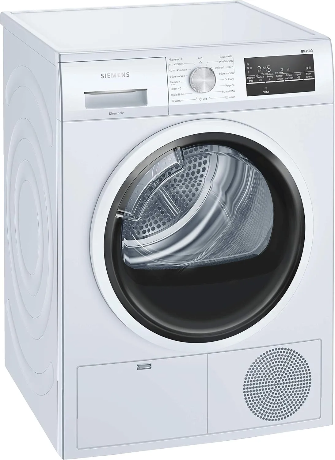 Bild von Siemens WT46G402 iQ500 Kondensationstrockner mit 9 kg Fassungsvermögen und autoDry Funktion