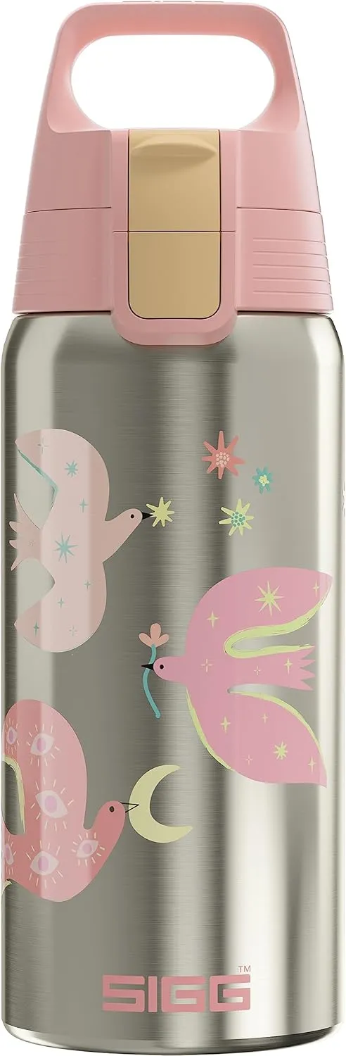 Bild von SIGG Shield Therm ONE isolierte Trinkflasche für Kinder, 0,5 Liter, auslaufsicher und BPA-frei, geeignet für kohlensäurehaltige Getränke