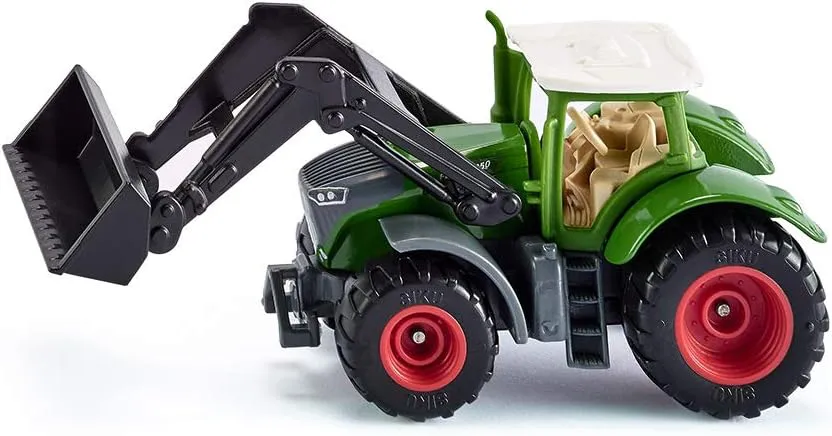 Bild von siku 1393 Fendt 1050 Vario Traktor in Grün und Schwarz mit beweglichem Frontlader und abnehmbarer Kabine