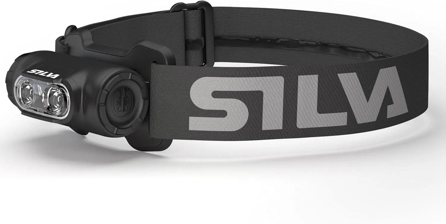 Bild von Silva Explore 4RC aufladbare Stirnlampe mit 400 Lumen, 3 Helligkeitsstufen und 3 LED-Farben für Outdoor und Feuerwehr