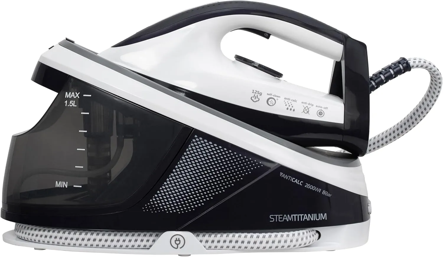 Bild von Silva Homeline DBS 580 Dampfbügeleisen mit 2600 Watt, 1,5 Liter Wassertank und Keramiksohle, inklusive automatischer Dampfanpassung und Anti-Tropf-Funktion