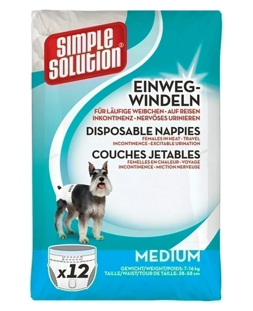 Bild von Simple Solution Einwegwindeln Größe M im 12er Pack