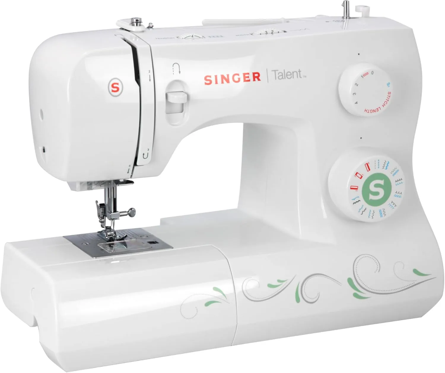Bild von Singer Talent 3321 Nähmaschine in Weiß