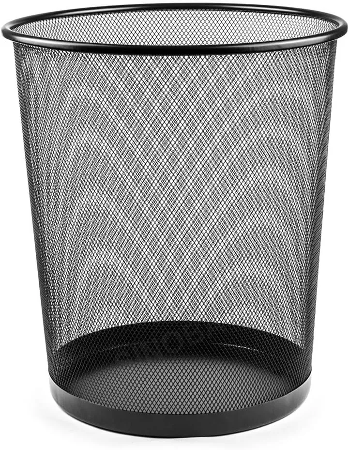 Bild von Sinoba Papierkorb mit 34 cm Höhe und 18 Litern Volumen in Schwarz