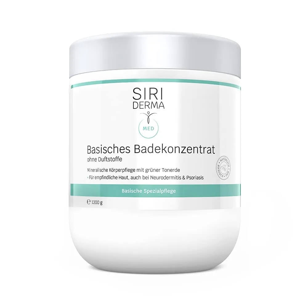 Bild von SIRIDERMA Basisches Badekonzentrat 1200g für Vollbad, Fußbad und basische Waschung