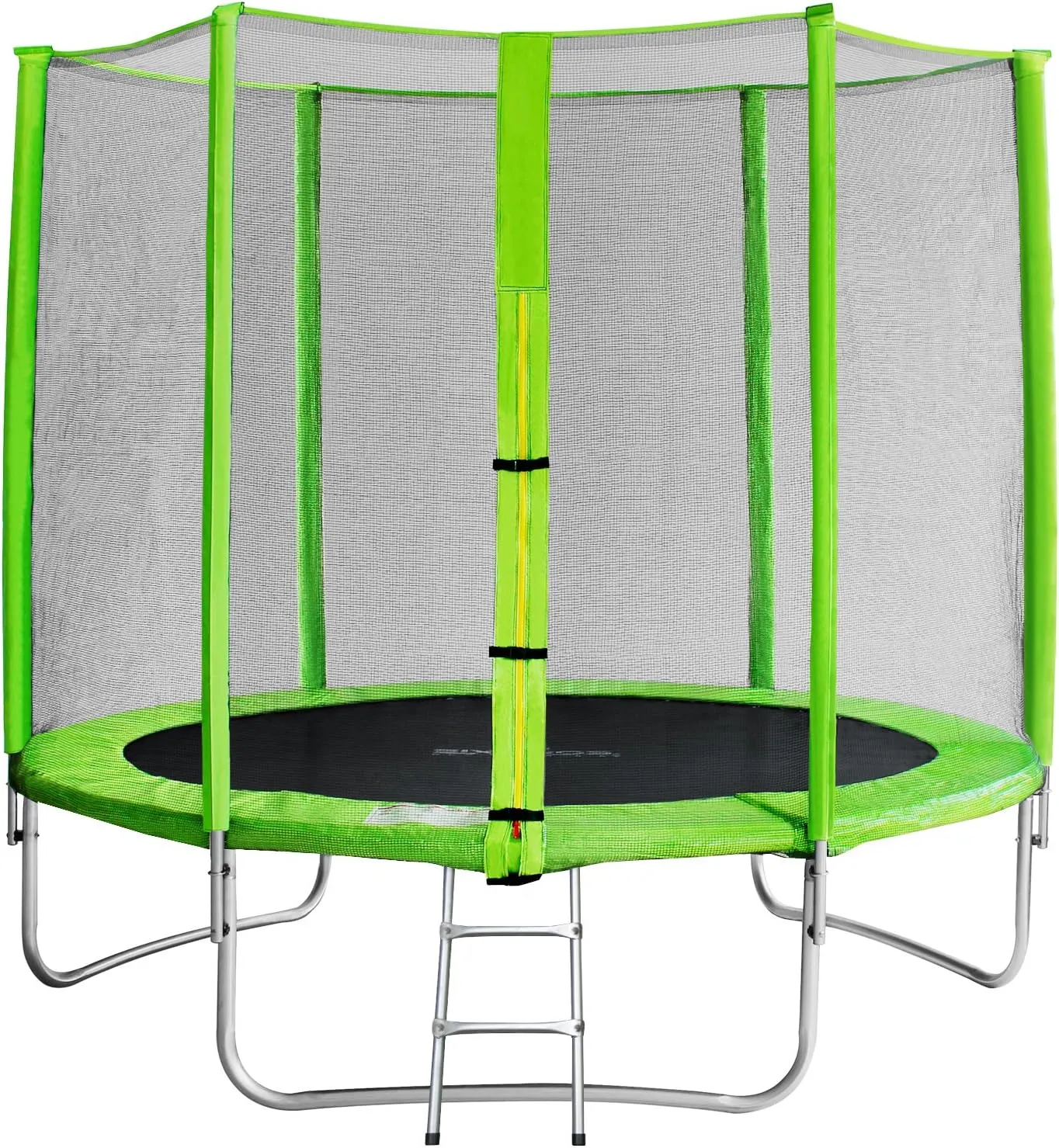Bild von SixBros. Gartentrampolin für Kinder 1,85 bis 4,60 Meter mit Leiter, Sicherheitsnetz und Abdeckung in verschiedenen Farben und Größen