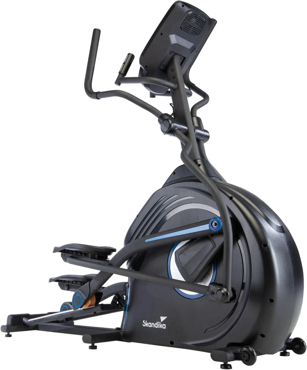 Bild von Skandika CardioCross Conqueror Crosstrainer mit 25 kg Schwungmasse, App-Kompatibilität, 31 Programmen und Höhenverstellung für bis zu 150 kg Nutzergewicht