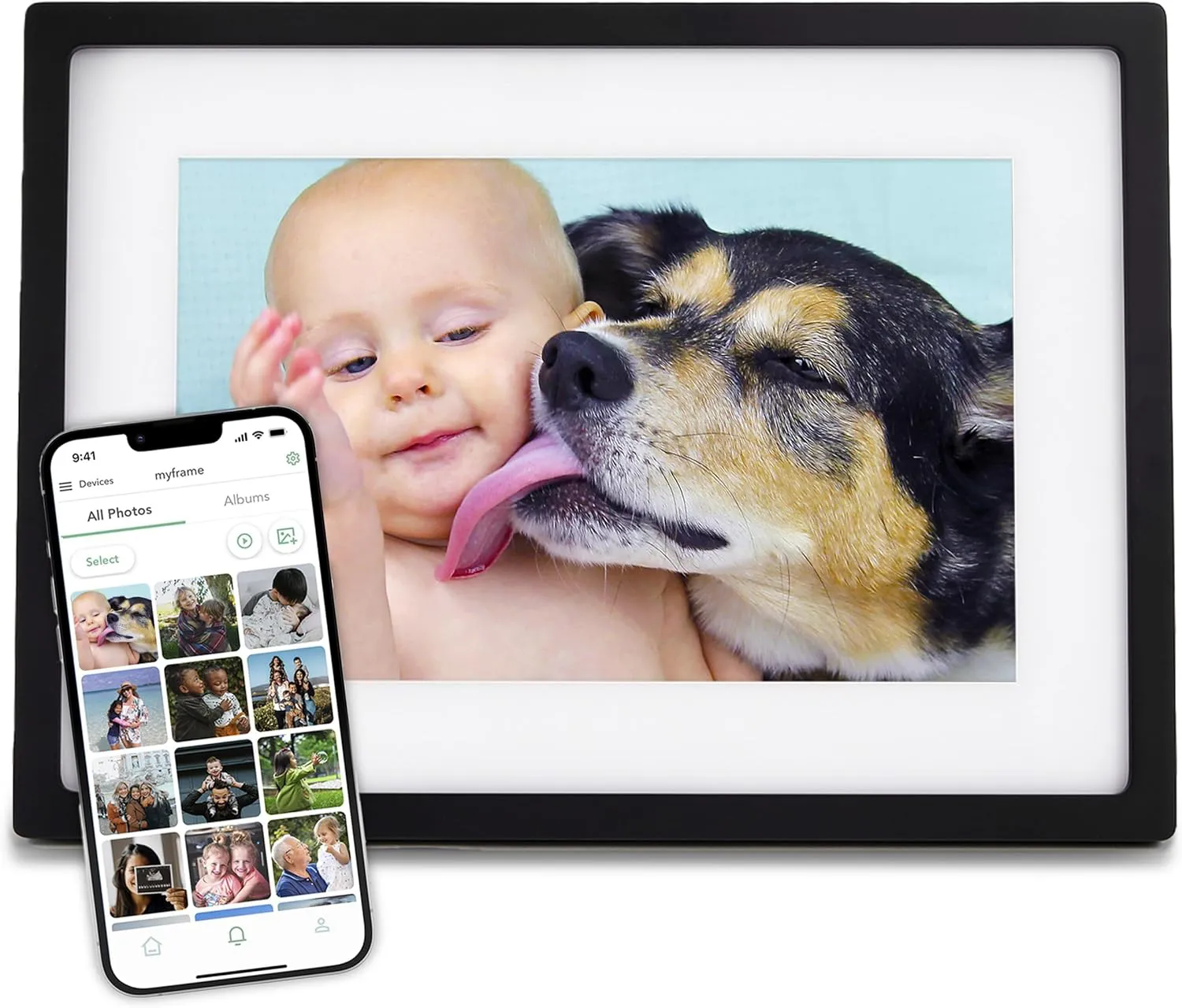 Bild von Skylight WLAN Digitaler Bilderrahmen mit 10 Zoll Touchscreen und Cloud Storage