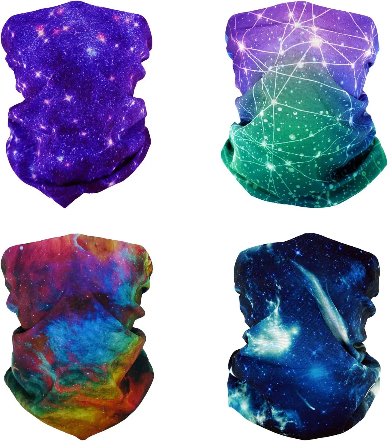 Bild von SMEHCF Multifunktionstuch für Damen und Herren mit Galaxie Design