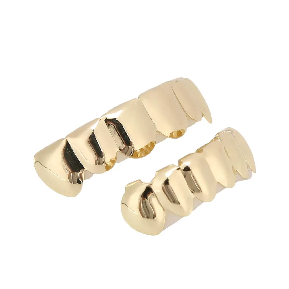 Bild von Smile Temporärer Zahnersatz Hip Hop Bling Zähne Dekoration für Halloween in Gold