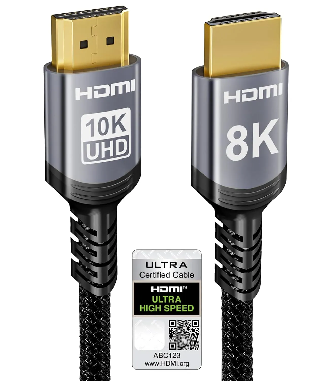 Bild von Sniokco HDMI 2.1 Kabel 2 Meter mit 48 Gbps, unterstützt 8K und 4K bei bis zu 240 Hz, kompatibel mit eARC, HDCP 2.3 und DTS:X