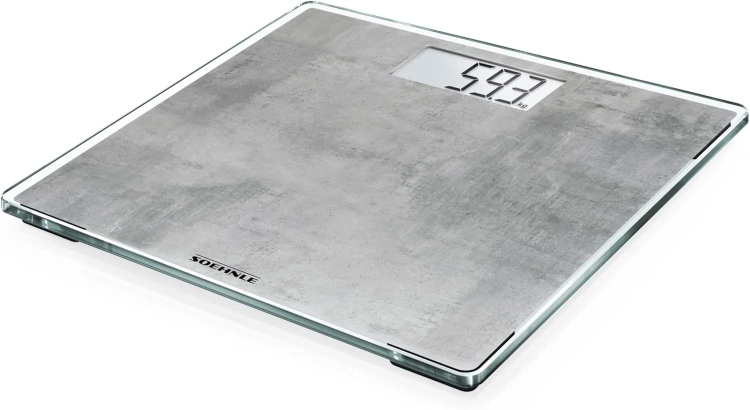 Bild von Soehnle Style Sense Compact 300 digitale Körperwaage mit LCD-Anzeige und flachem Design, Tragkraft bis 180 kg