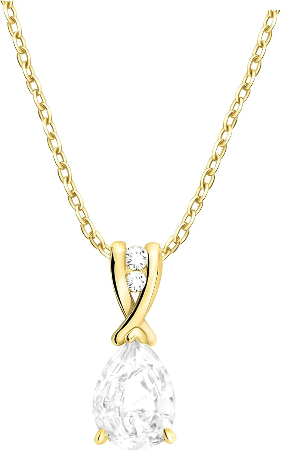 Bild von Sofia Milani Damen Halskette aus 925 Silber mit Zirkonia Anhänger