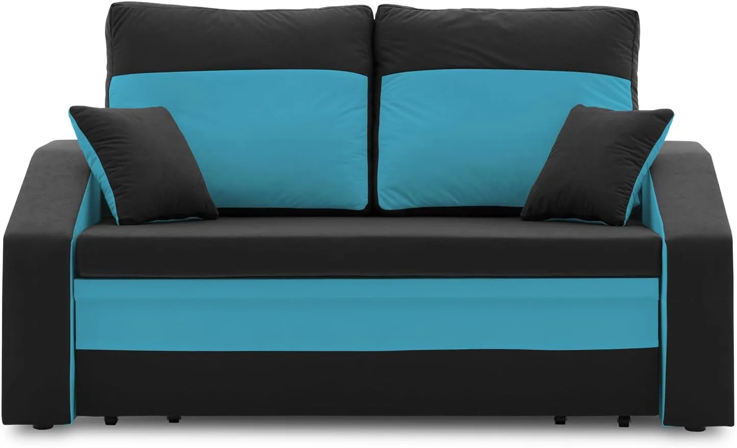 Bild von Sofini Hewlet Schlafsofa mit Schlaffunktion und Stauraum, 2-Sitzer
