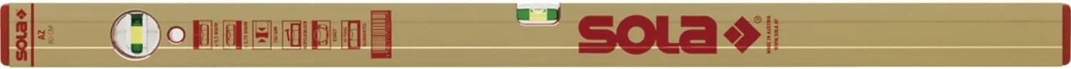 Bild von SOLA AZ 100 Wasserwaage mit 100 cm und patentierter SOLA-FOCUS Libelle