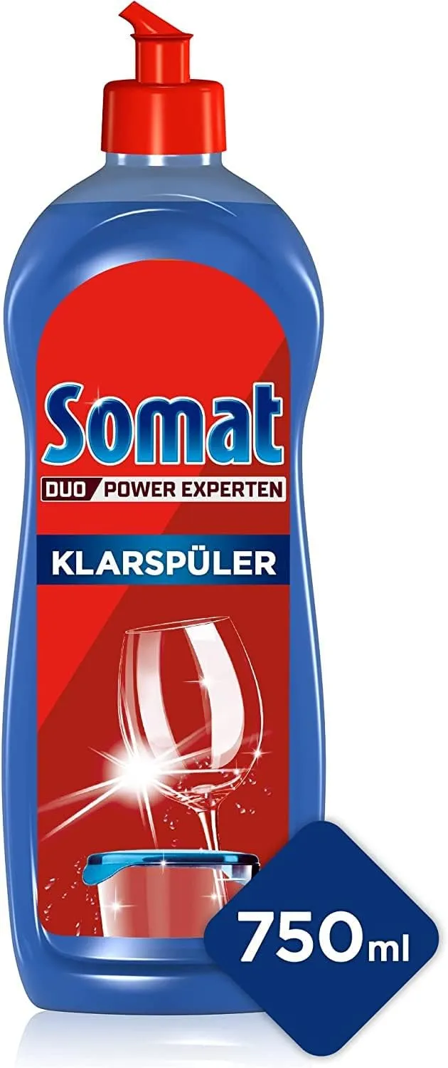 Bild von Somat Klarspüler 750 ml für Geschirrspüler mit Extra-Trocken Effekt und Glanz für Gläser und Geschirr