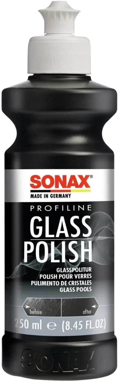 Bild von SONAX PROFILINE Glaspolitur 250 ml zur Entfernung von leichten Kratzern und Verätzungen aus Echtglas, Art-Nr. 02731410