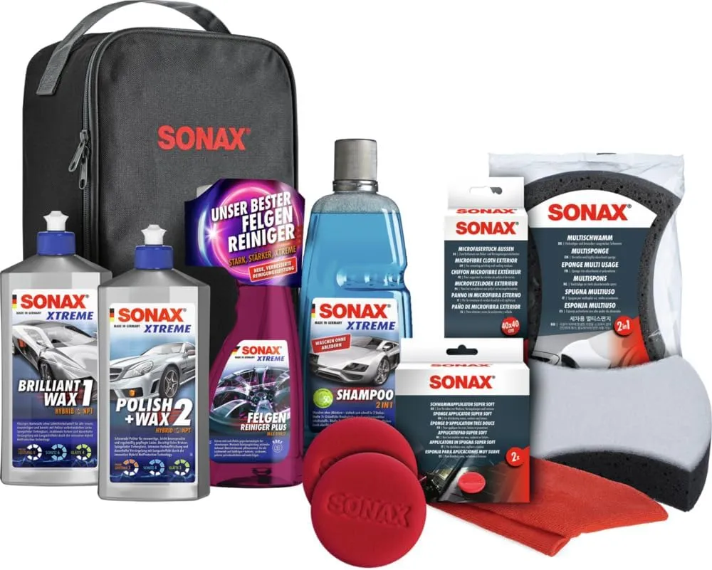 Bild von SONAX XTREME Autopflege Set 07615410 mit 8 Teilen für die Fahrzeugaußenpflege