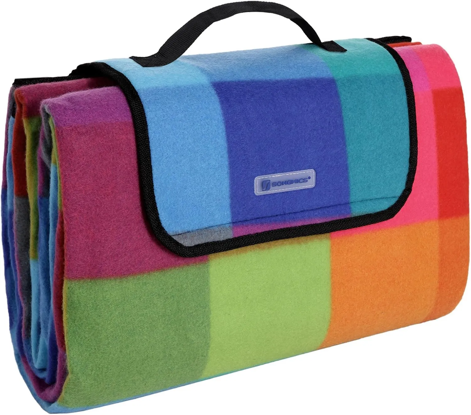 Bild von SONGMICS GCM61C Picknickdecke in 195 x 150 cm, wasserdicht und maschinenwaschbar, ideal für Park, Garten und Strand