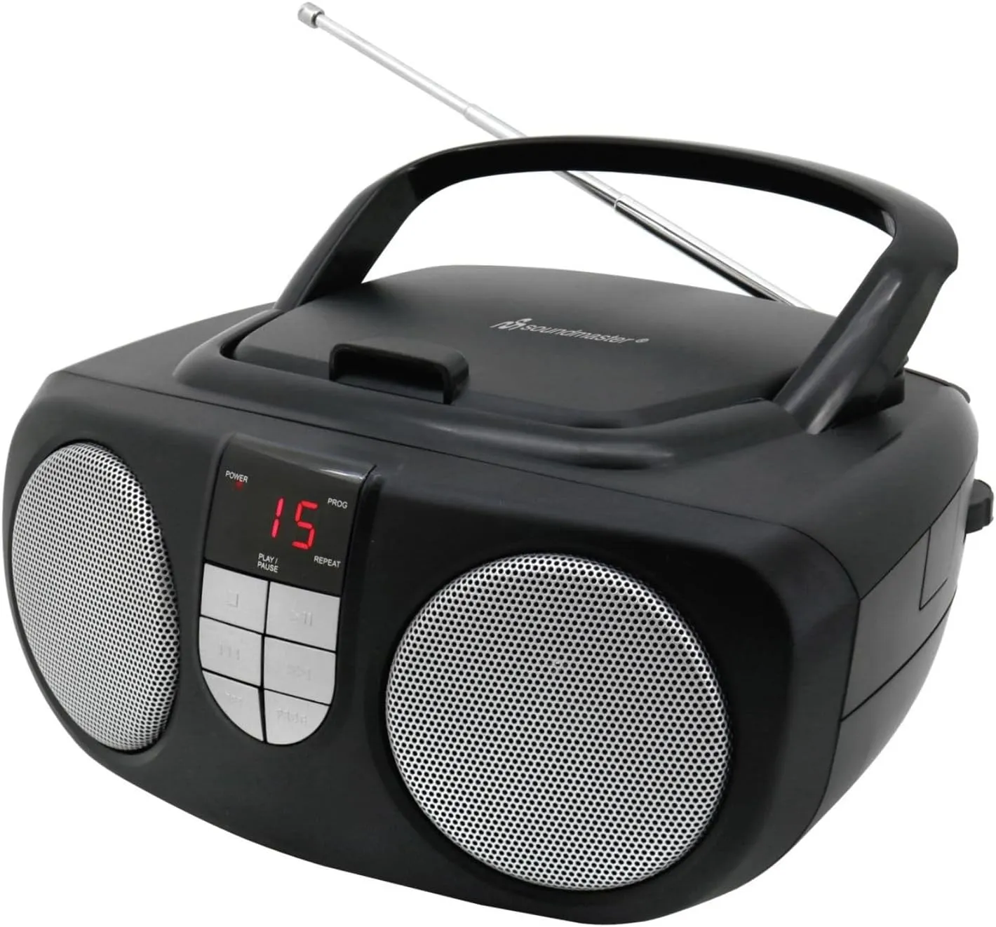 Bild von Soundmaster SCD1400 tragbares Radio mit CD Player und AUX-IN in Schwarz