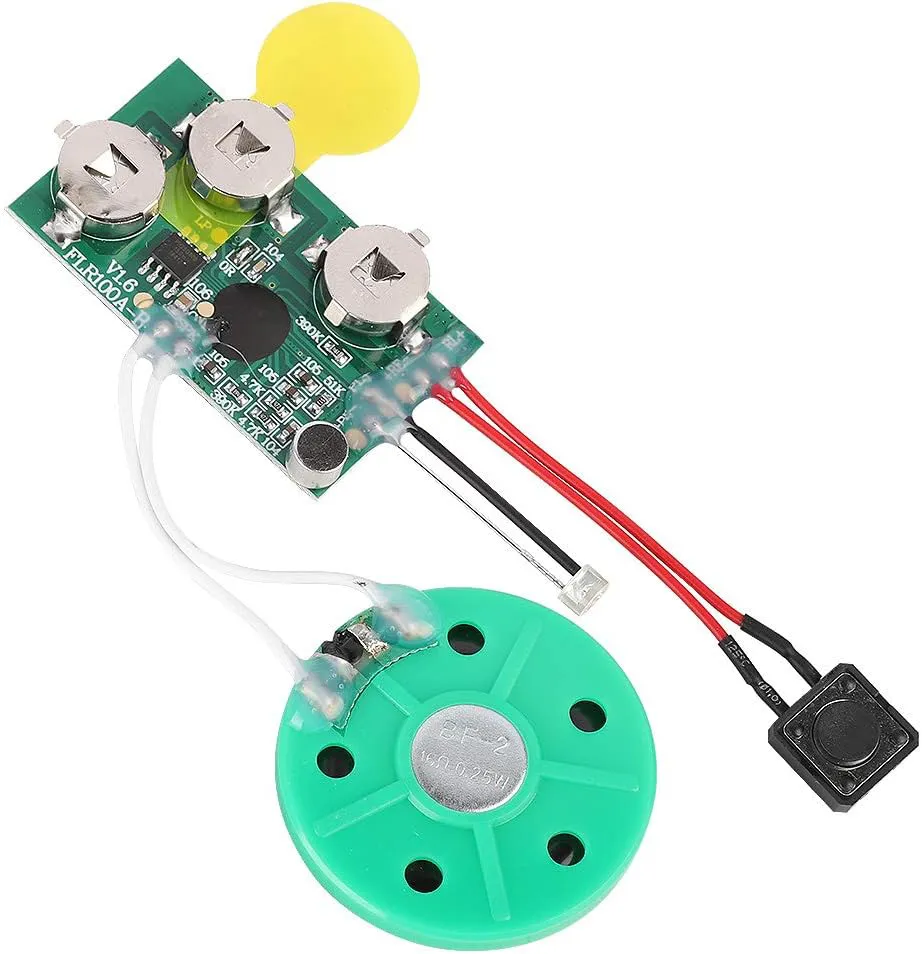 Bild von Soundmodul zur Sprachaufzeichnung und Wiedergabe für DIY Grußkarten mit 60 Sekunden Aufnahmezeit und lichtempfindlicher Funktion