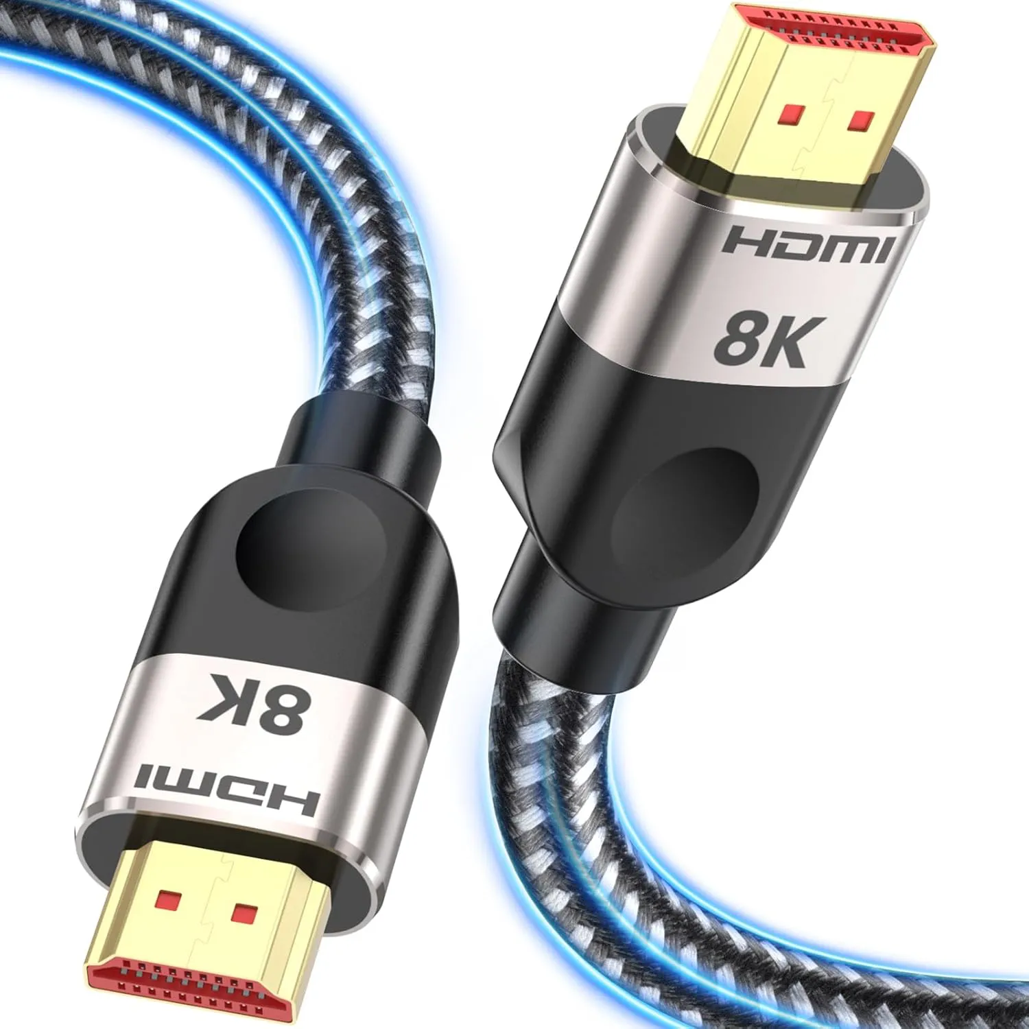 Bild von Southlight HDMI 2.1 Kabel mit 10 Metern Länge, unterstützt 8K bei 60 Hz und 4K bei 120 Hz, kompatibel mit verschiedenen Geräten und Technologien