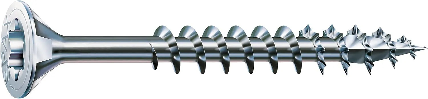 Bild von SPAX Universalschrauben 4,0 x 30 mm, 200 Stück, mit Senkkopf und Teilgewinde, blank verzinkt