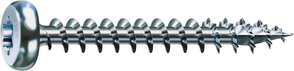 Bild von SPAX Universalschrauben 4x25mm, 200 Stück, Halbrundkopf, Vollgewinde, T-STAR plus, WIROX A9J