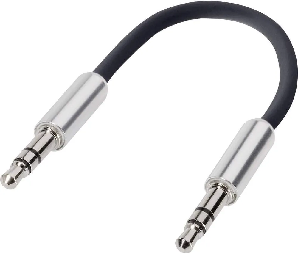 Bild von Speaka 3.5mm Klinkenkabel 0,1 Meter schwarz