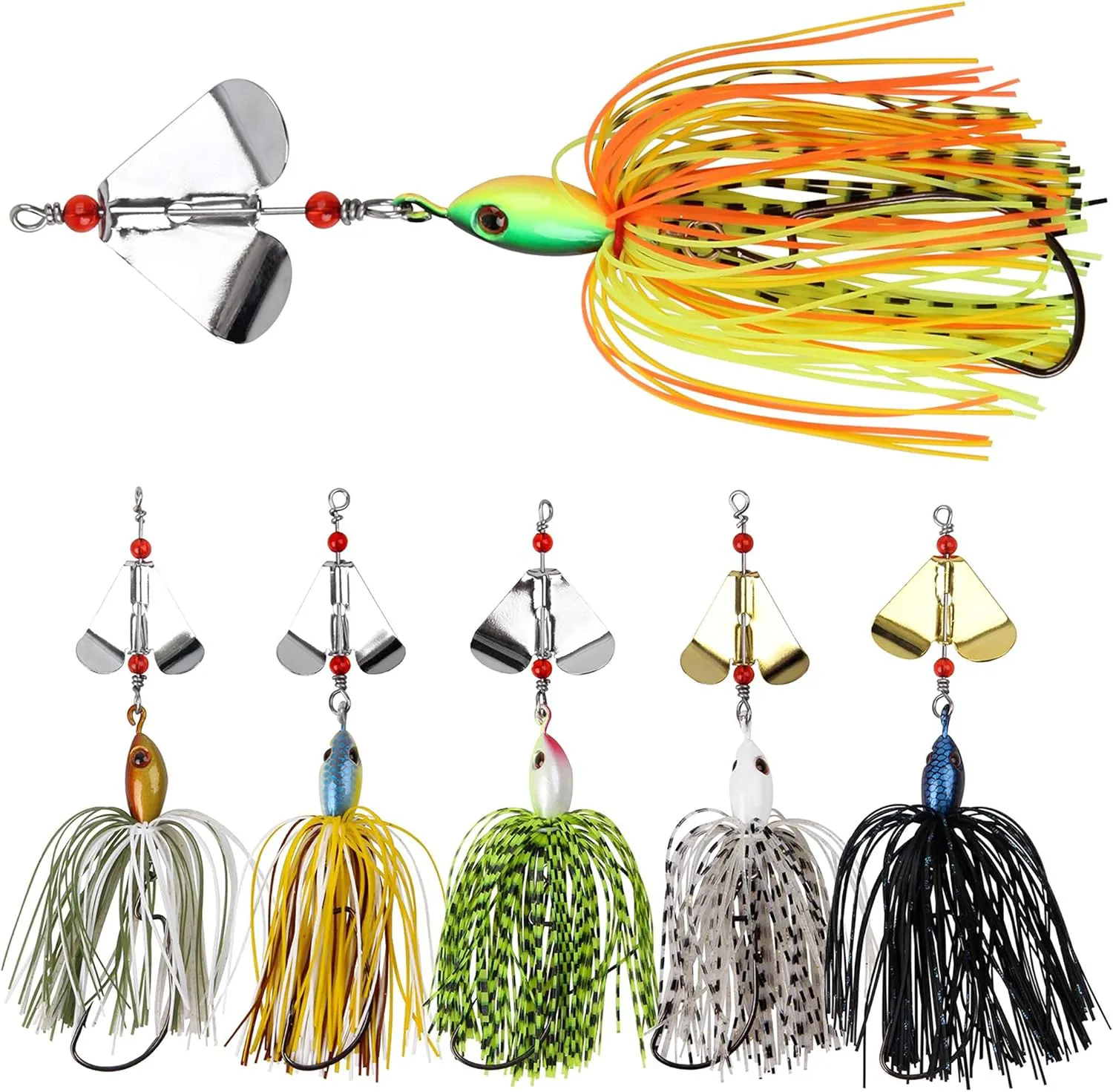 Bild von Spinner Angelköder Set für Hecht und Forelle