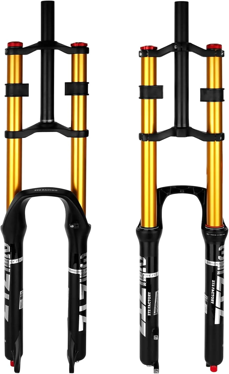 Bild von Splumzer Federgabel für Mountainbikes in den Größen 26, 27,5 und 29 Zoll mit ultraleichtem Design und Zugstufeneinstellung