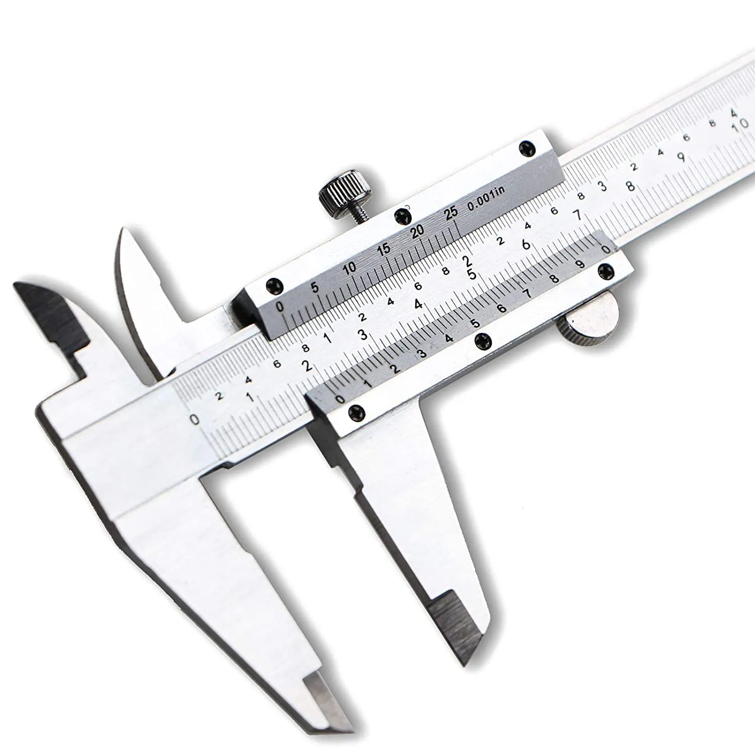 Bild von Spurtar Messschieber 150 mm mit analoger Doppelskala und einer Genauigkeit von 0,02 mm für Haushalt und Industrie